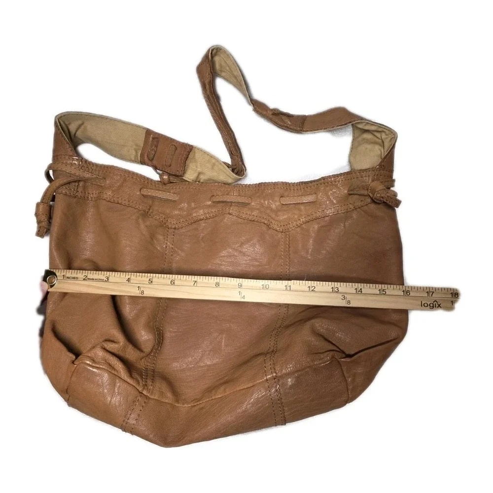 Lucky Brand Leather Hobo Bag‎ Slouchy Vintage Y2K Boho